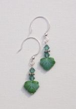 Leaf Bead Earrings Project