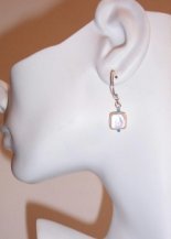 Square Pearl Earrings