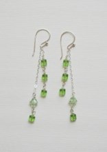 Dangling Chain Crystal Earrings Project