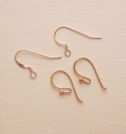 Photo of ear wires or fish hooks for making earrings