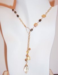 Lemon Quartz Lariat