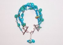 Turquoise and Silver Bracelet