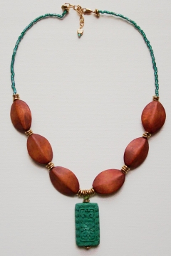 Wood Bead Necklace