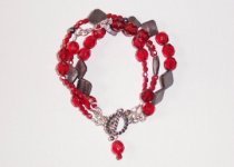 red crystal bracelet