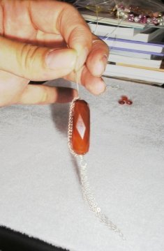 Carnelian Nugget Pendant