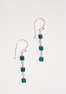 Crystal Cube Earrings