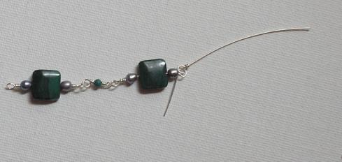 Malachite Bead Necklace