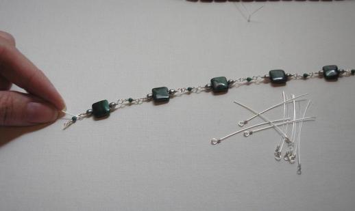 Malachite Bead Necklace