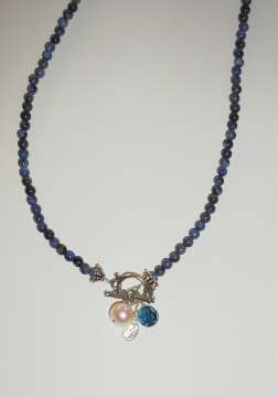 Sodalite Toggle Necklace