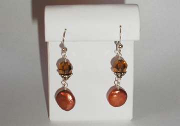 Coin Pearl Earrings