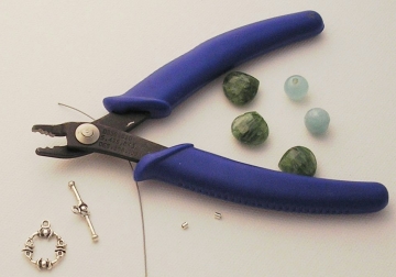 Photo of how to use crimp beads