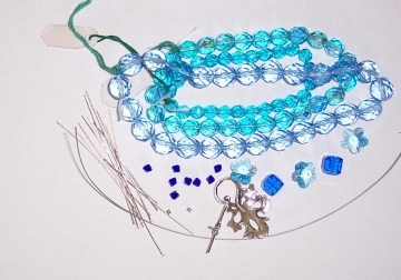 Blue Crystal Bracelet