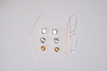 Geometric Bead Earrings