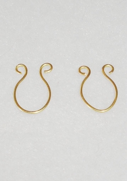 Gold Wire Earrings