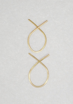 Gold Wire Earrings