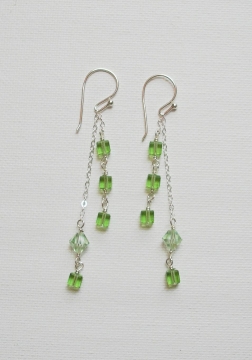 Dangling Chain Crystal Earrings Project