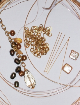 Link Chain Necklace Project Lemon Quartz Lariat