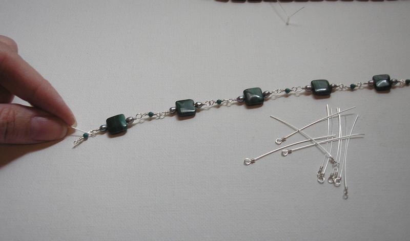 Malachite Bead Necklace