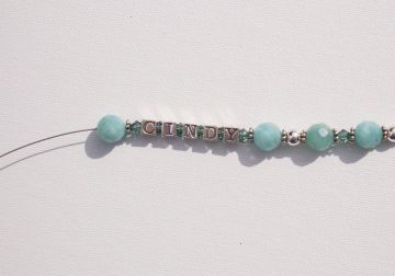 Lampwork Bead Bracelet Project Personalized Mothers Bracelet
