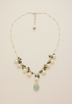 Pearl and Crystal Necklace Project Pearl and Crystal Necklace Project