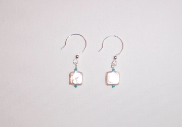 Square Pearl Earrings