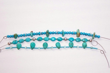 making-jewelry.com - Turquoise and Silver Bracelet