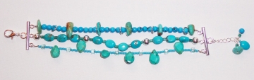 Turquoise and Silver Bracelet