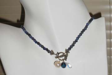 Sodalite Toggle Necklace