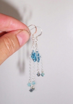 Crystal Flower Earrings