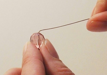 Photo of how to wire wrap a basic loop Photo of how to wire wrap a basic loop