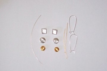 Geometric Bead Earrings