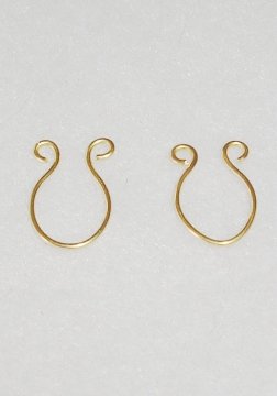 Gold Wire Earrings