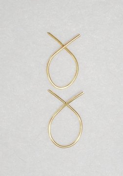 Gold Wire Earrings