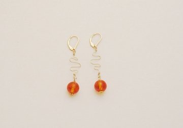 Lampwork Glass and Wirework Earrings Project Lampwork Glass and Wirework Earrings Project
