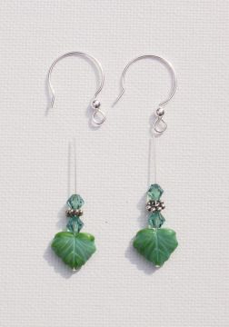 Leaf Bead Earrings Project