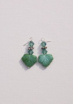 Leaf Bead Earrings Project