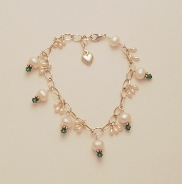 Pearl and Crystal Bracelet Project