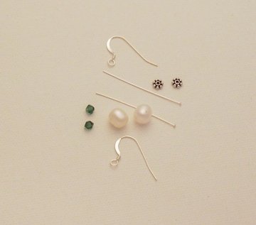 Pearl and Crystal Earrings Project Pearl and Crystal Earrings Project