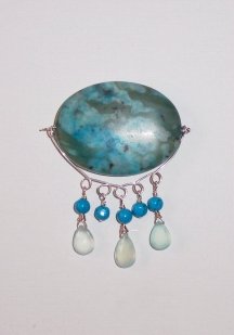 Turquoise Jasper Pendant