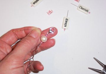 Word Bead Charm Bracelet Project
